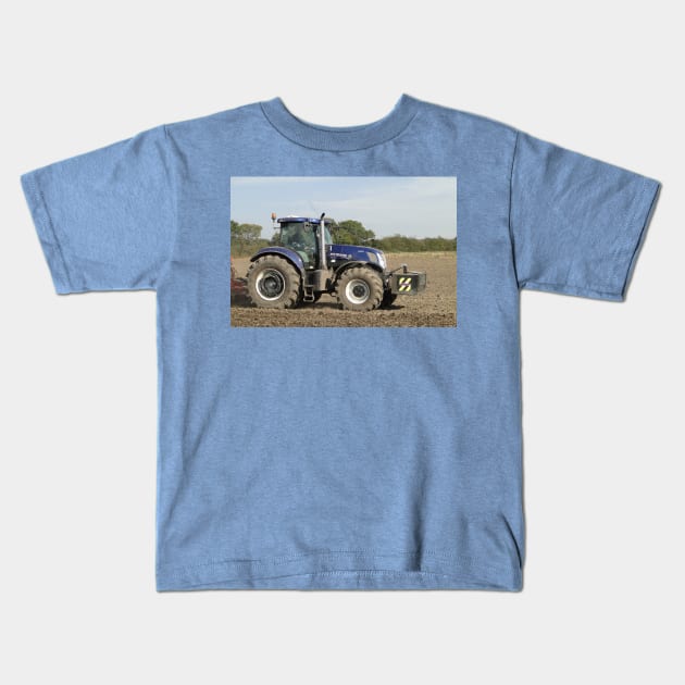 Maserati Out In The Field Kids T-Shirt by AH64D